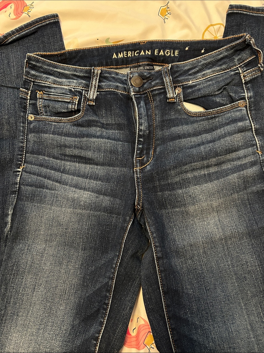 American Eagle Outfitters Women's Medium Wash Skinny Jeans